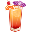 Tequila Sunrise Emoticon