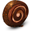 Chocolate Cream Roll Emoticon