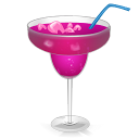 Cocktail Purple Passion Emoticon