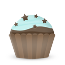 Cupcake Cake Stars Emoticon