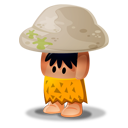 Caveman Rock Emoticon