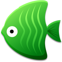 Green Fish Emoticon