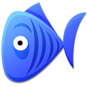 Blue Fish Emoticon