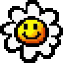 Retro Flower Yoshi Emoticon