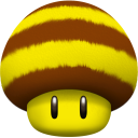 Mushroom Bee Emoticon