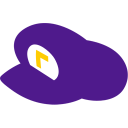 Hat Waluigi Emoticon