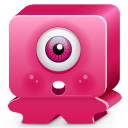 Monster Pink Emoticon