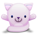 Cat Pink Emoticon