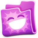 Pink Folder Emoticon