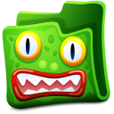 Green Folder Emoticon