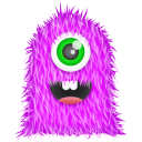 Purple Monster Emoticon