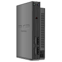 Playstation 2 Standing Silver Emoticon