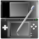 Nintendo Ds With Pen Black Emoticon