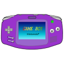 Gameboy Advance Purple Emoticon