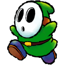 Shyguy Green Emoticon