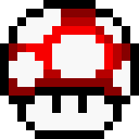 Retro Mushroom Super 3 Emoticon