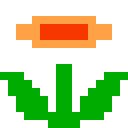 Retro Flower Fire Emoticon