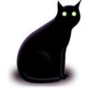 Black Cat Emoticon