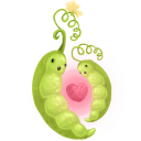 Peas Heart Emoticon