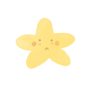 Starry Sad Emoticon