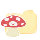 Folder Vanilla Mushroom Emoticon