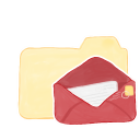 Folder Vanilla Mail Emoticon