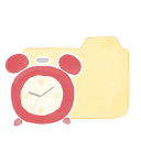 Folder Vanilla Clock Emoticon