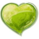Heart Green Emoticon