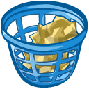 Trash Basket Full Emoticon