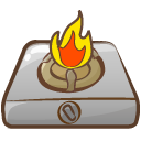 Cooker Fire Emoticon