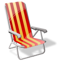 Beach Sit Emoticon