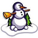 Snow Man Emoticon