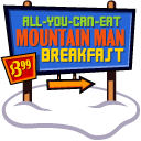 Mountain Man Breakfast Emoticon