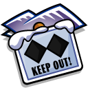 Folder Keep Out Emoticon