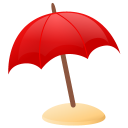 Sun Umbrella Emoticon