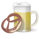 Beer And Pretzel Emoticon