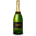 Champagne Bottle Emoticon