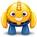 Yellow Monster Emoticon