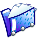 Folder Blue Emoticon