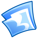 Folder Blue Emoticon