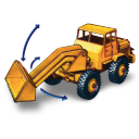 Hatra Tractor Shovel With Movement Emoticon