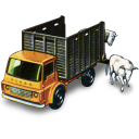 Cattle Truck With Cattle Emoticon
