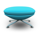 Skyblue Seat Emoticon