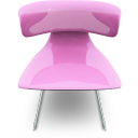 Pink Seat Emoticon