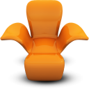 Orange Seat Emoticon