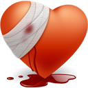 Heart Bandaged Emoticon