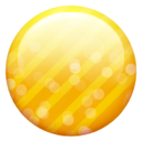 Gold Button Emoticon