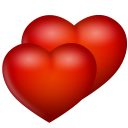Hearts Emoticon