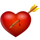 Arrow And Heart Emoticon