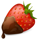 Strawberry Chocolate Emoticon